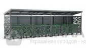Контейнерная площадка Листья 8 метров.